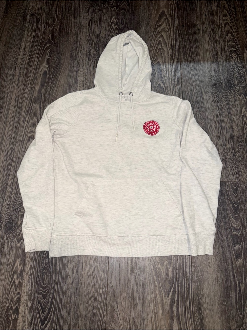 Antigua Portland Thorns FC White/grey hoodie with red logo Size Small
